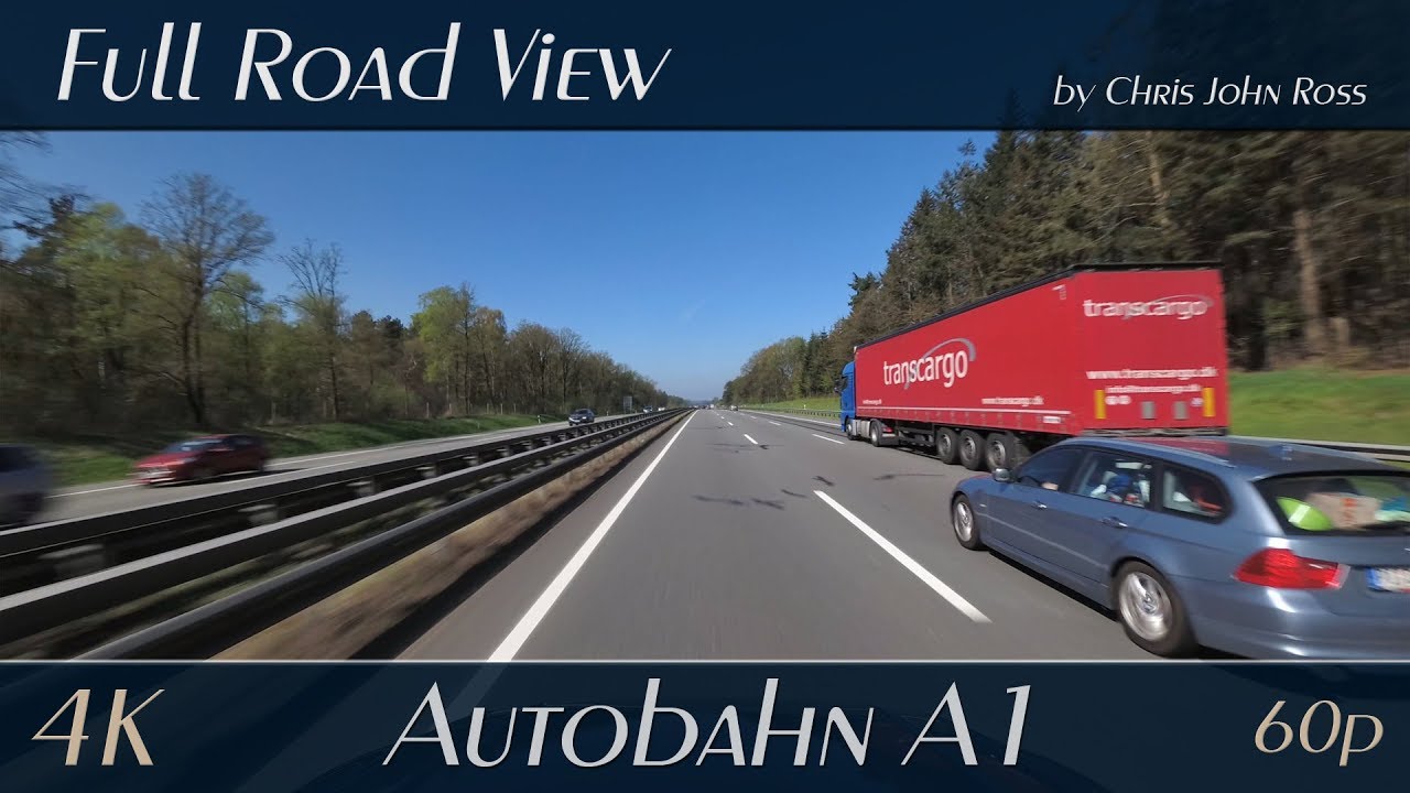 Autobahn (A1), Germany: Horster Dreieck - Buchholzer Dreieck - Hollenstedt - Sittensen - 4K UHD