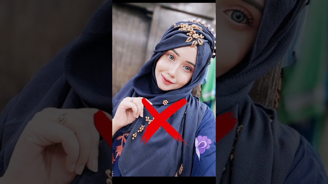 Correct 😞 way to wear hijab ❤️&zwj;🩹✔️ #islampeace  #allah #viral #trend