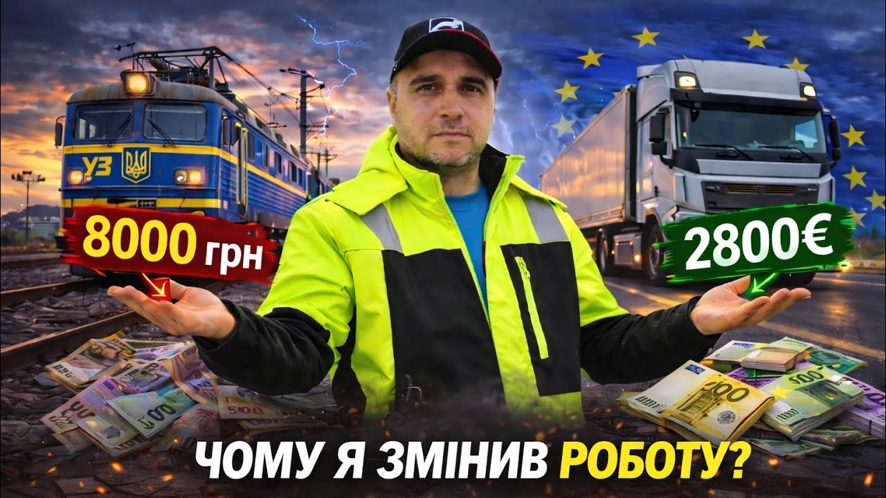 Чому я змінив роботу? З Укрзалізниці в дальнобій
