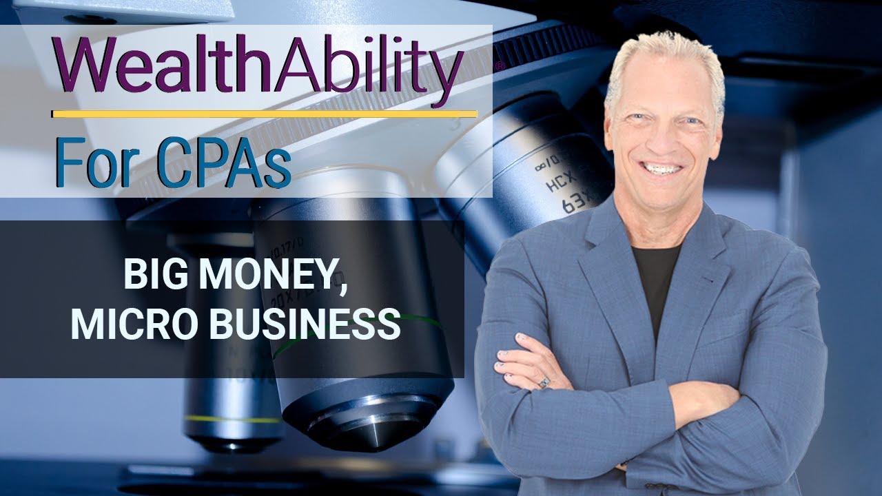 Big Money, Micro Business – Tom Wheelwright & Elaine Pofeldt – WealthAbility for CPAs #90