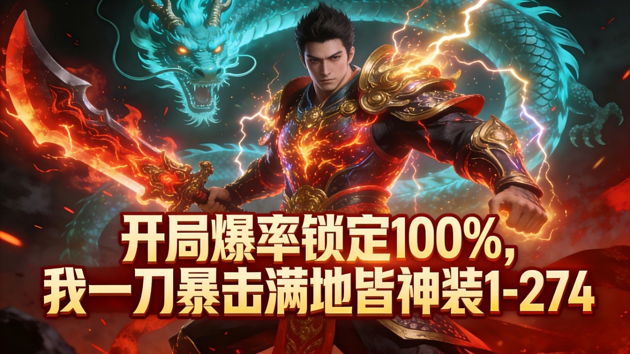《开局爆率锁定100%，我一刀暴击满地皆神装》1-274全民觉醒！林峰沦为D级职业者，【百分百爆率系统】逆天改命！顶级装备？我无限刷取，直到刷出最强套装！别人为白装欢呼，我已身披金色神装，技能全满级