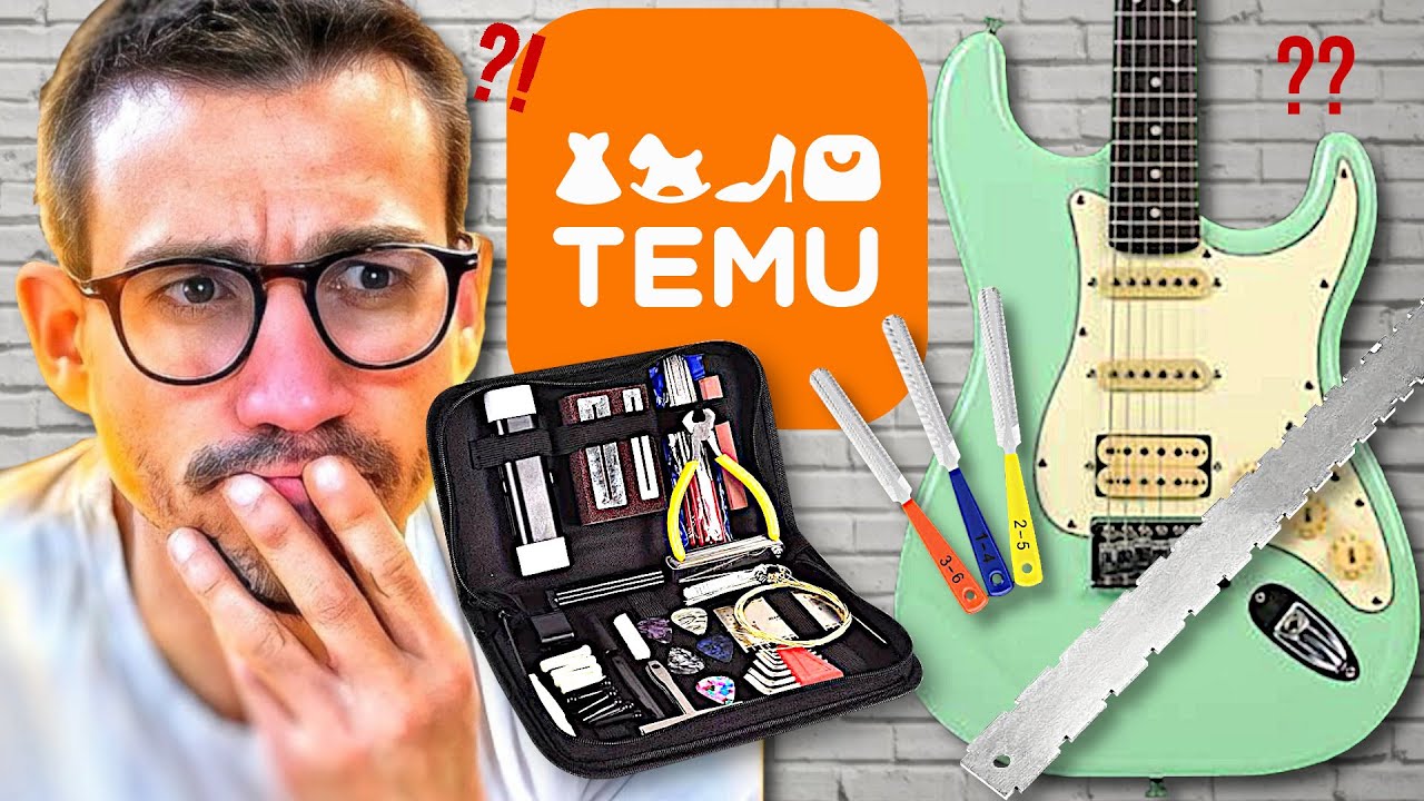 TEMU m'a Envoyé une Guitare PAS CHÈRE et des OUTILS : le Verdict 🎸