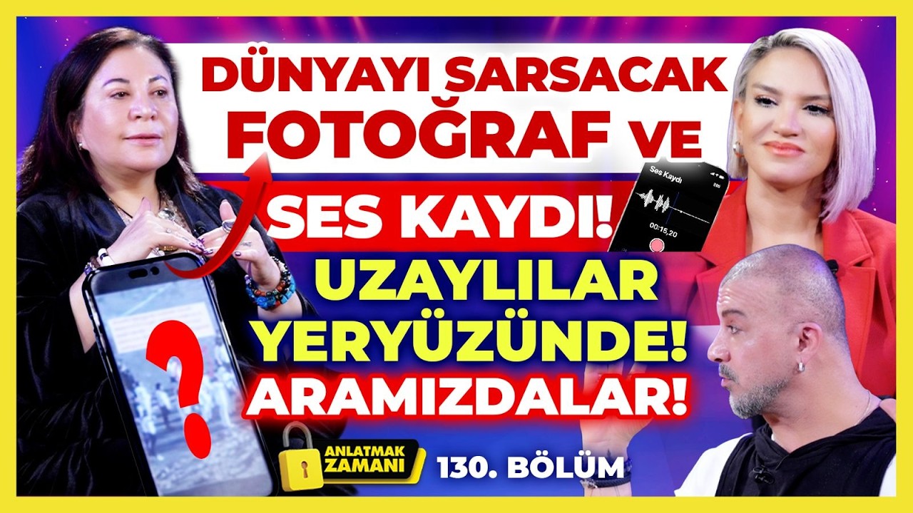 D&uuml;nyayı Sarsacak Fotoğraf ve Ses Kaydı Anlatmak Zamanı'nda! UZAYLILAR YERY&Uuml;Z&Uuml;NDE VE ARAMIZDALAR!