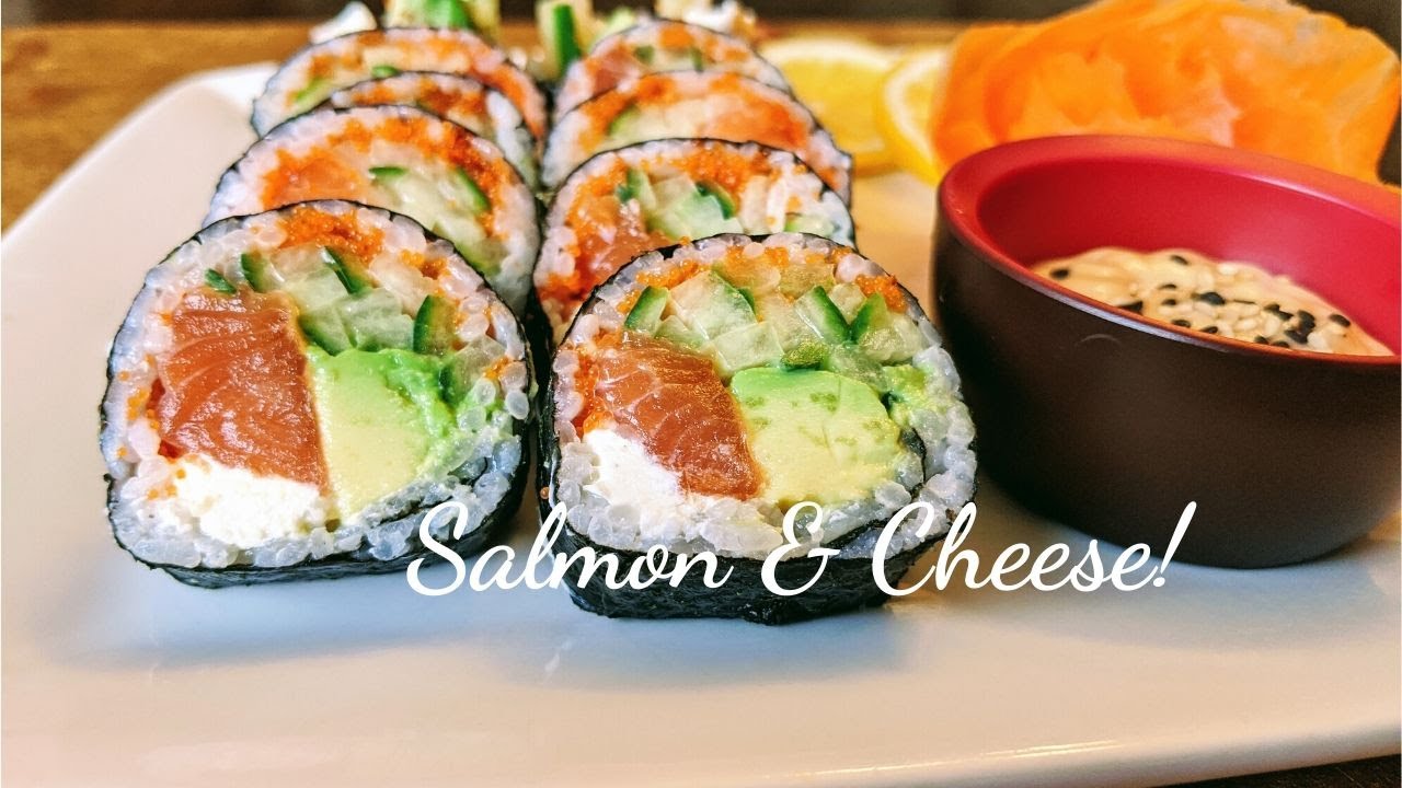 Kamikaze Salmon & Philadelphia cheese sushi rolls
