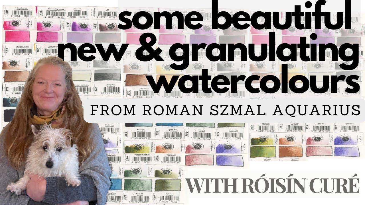 Some Beautiful New & Granulating Watercolours From Roman Szmal Aquarius