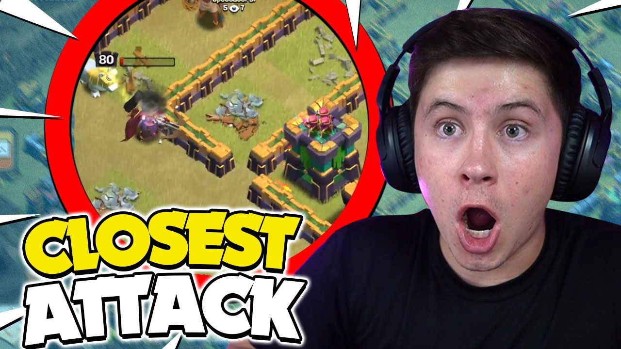 The CLOSEST attack EVER against Queen Walkers (Clash of Clans)