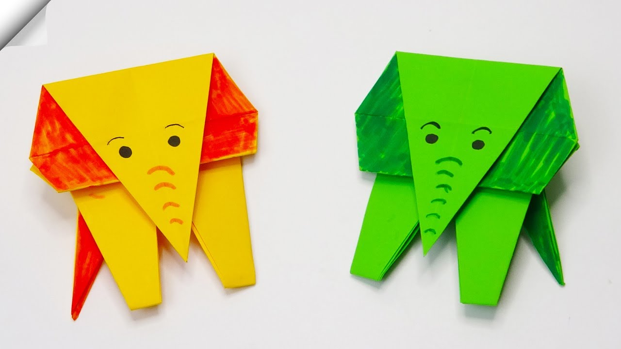 Origami Elephant easy | Elephant Paper crafts