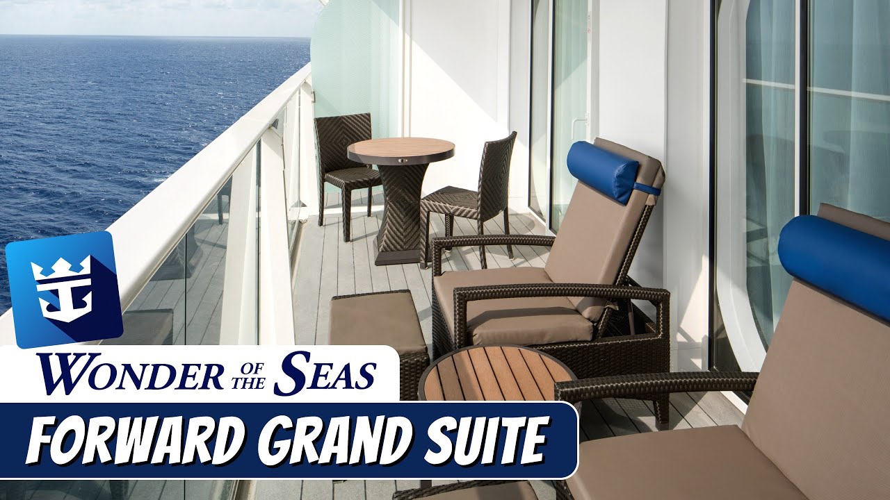 Wonder of the Seas | Forward Grand Suite - 1 Bedroom Walkthrough Tour & Review 4K | Royal Caribbean