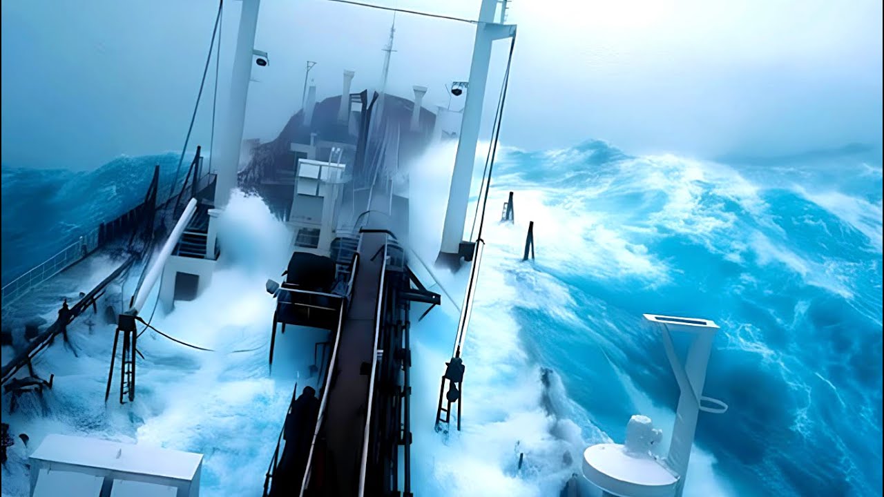 Biggest SHIPS vs MASSIVE Storm❗Collapses GLACIER CALVING and Snow Avalanches