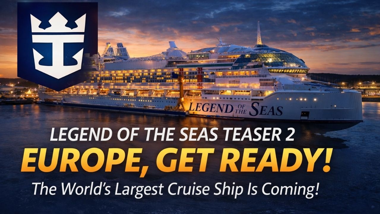 Legend of the Seas Teaser #2 – Europe, Get Ready! The World’s Largest Cruise Ship Is Coming!