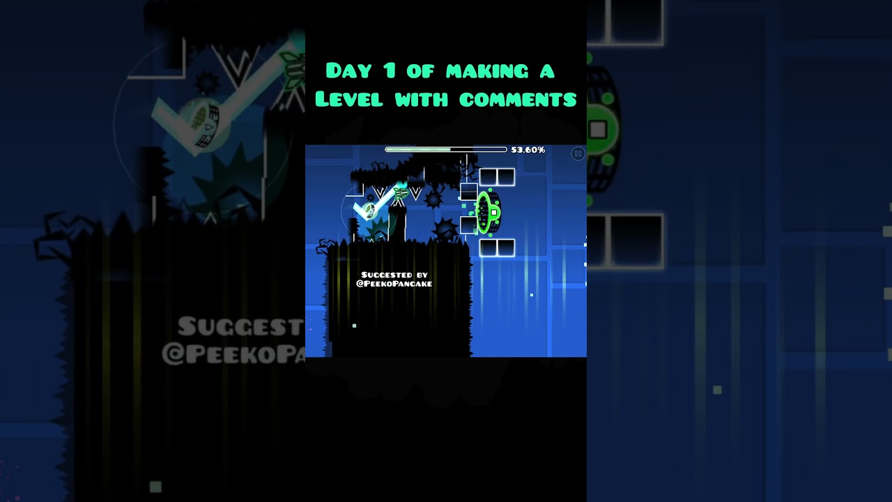Day 1 of making a level with comment suggestions!