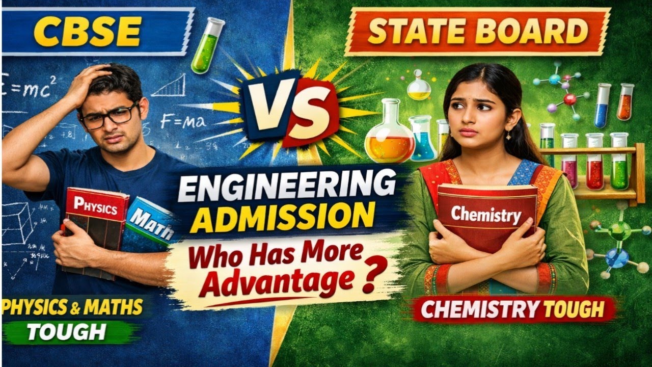 ❤️Who will get more advantage for Engineering admission CBSE or state board? | full Process details 