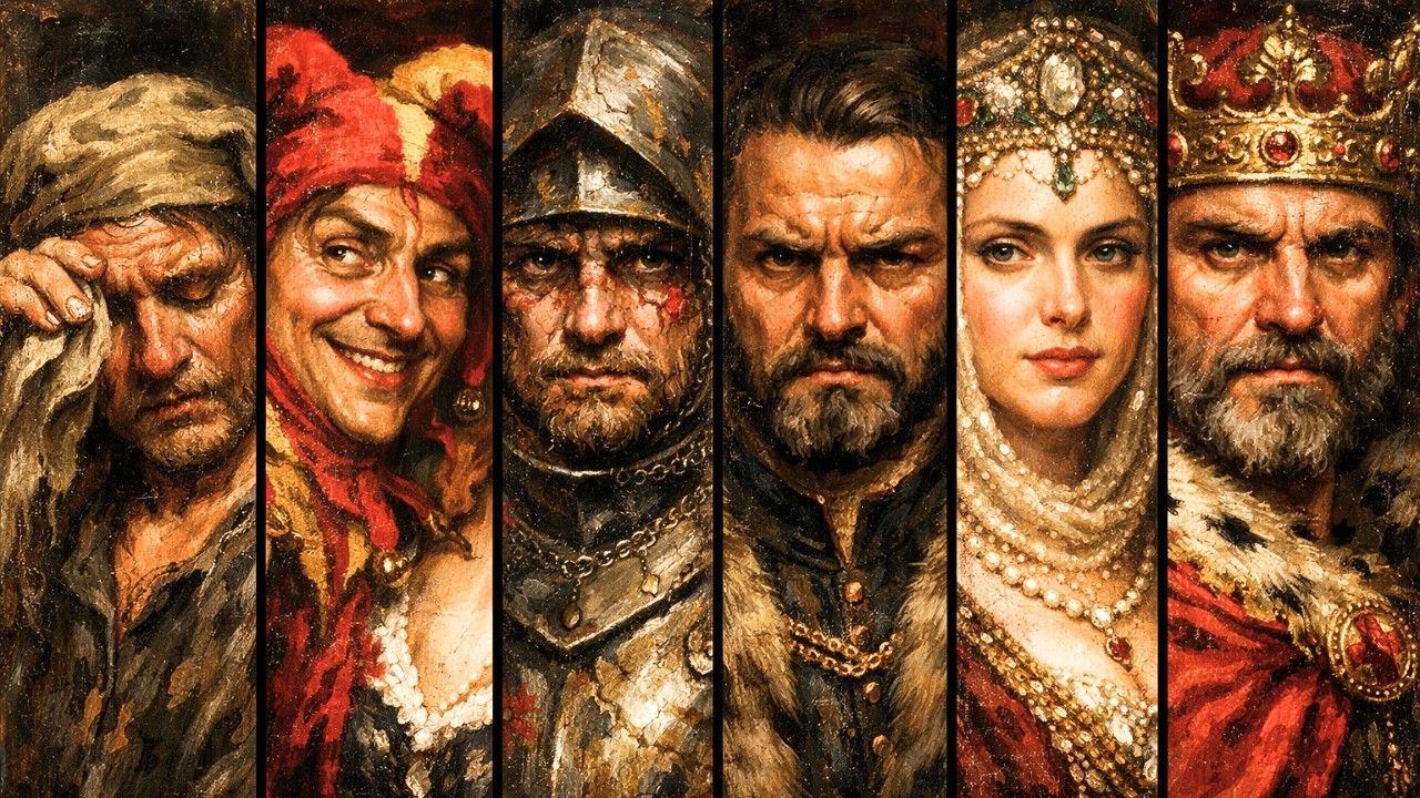 La tua vita come ogni rango della corte medievale