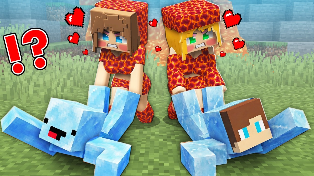 MAGMA Girls TRAPPED for FROZEN Mikey and JJ in Minecraft - Maizen