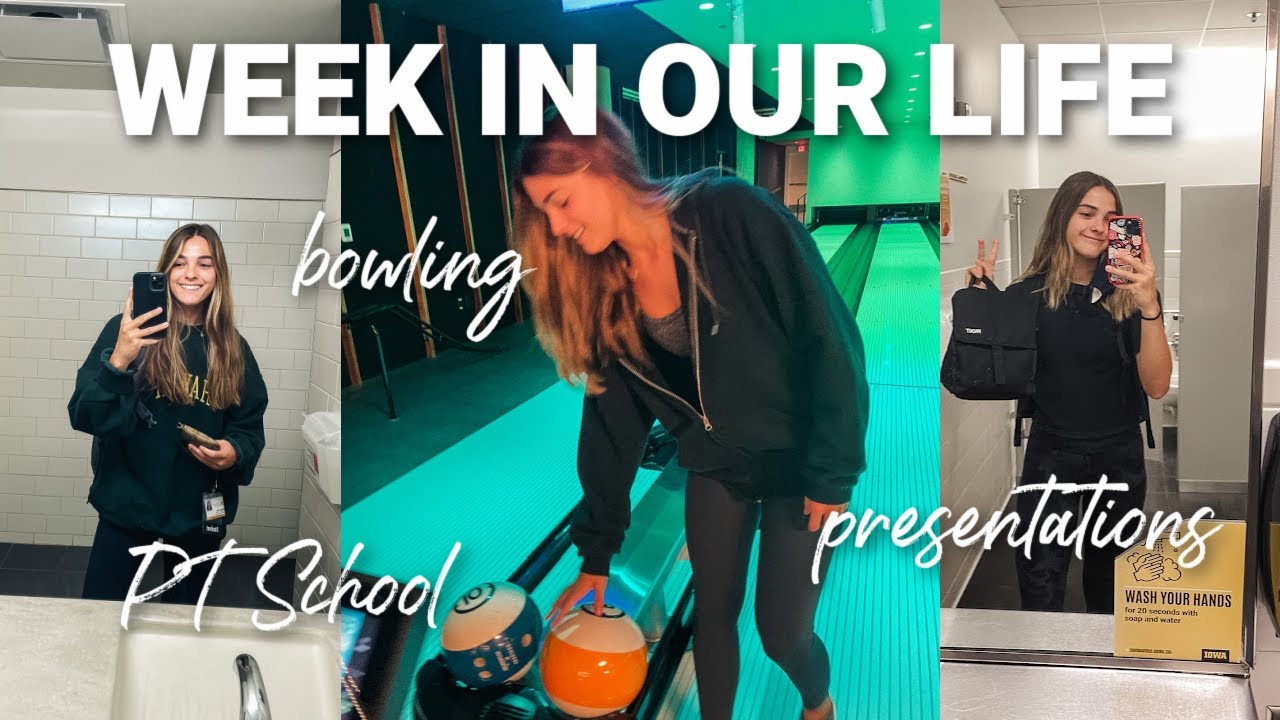 Week in the Life of PT Students: Studying, Projects, Bowling