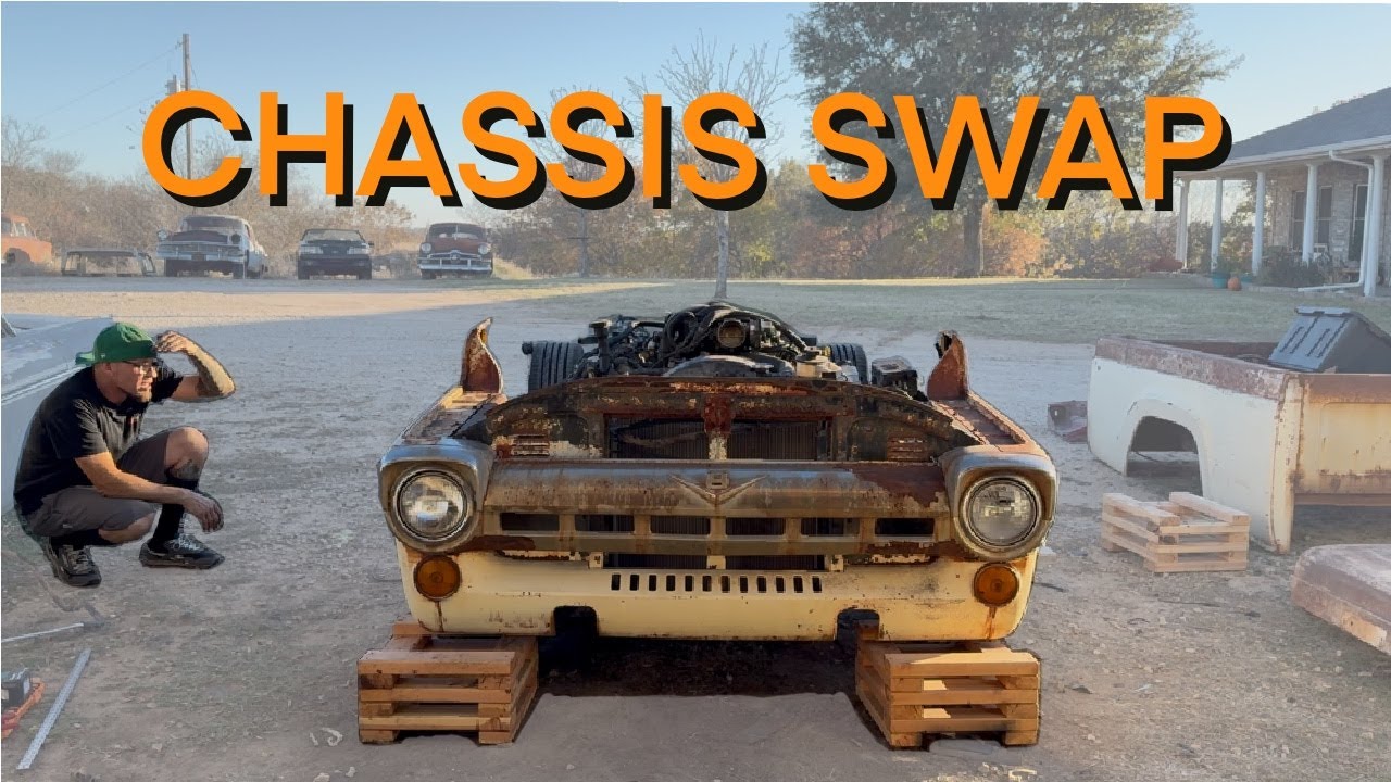 Explorer Chassis Swap?! 1957 Ford F-100 Mockup & Reality Check