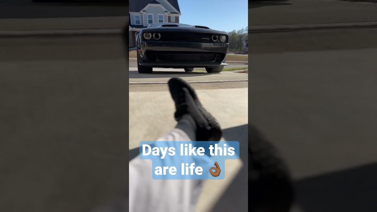 Days like this are life 👌🏾 #dodge #prestonpatterson #hellcat #challenger #chiefdonutmaker #srt