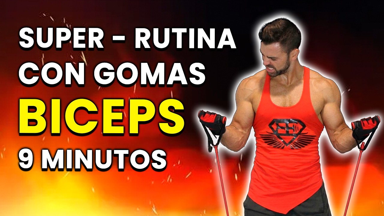 🔴 RUTINA BICEPS 7 MINUTOS || 💪🏻 BANDAS EL&Aacute;STICAS  [Super Intensa] ✅]
