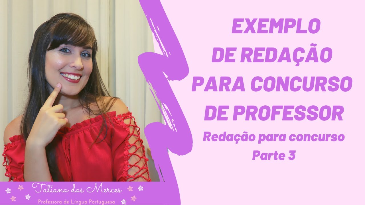Exemplo de redação para concurso de professor. Redação corrigida pela IBADE. Esqueleto de redação.