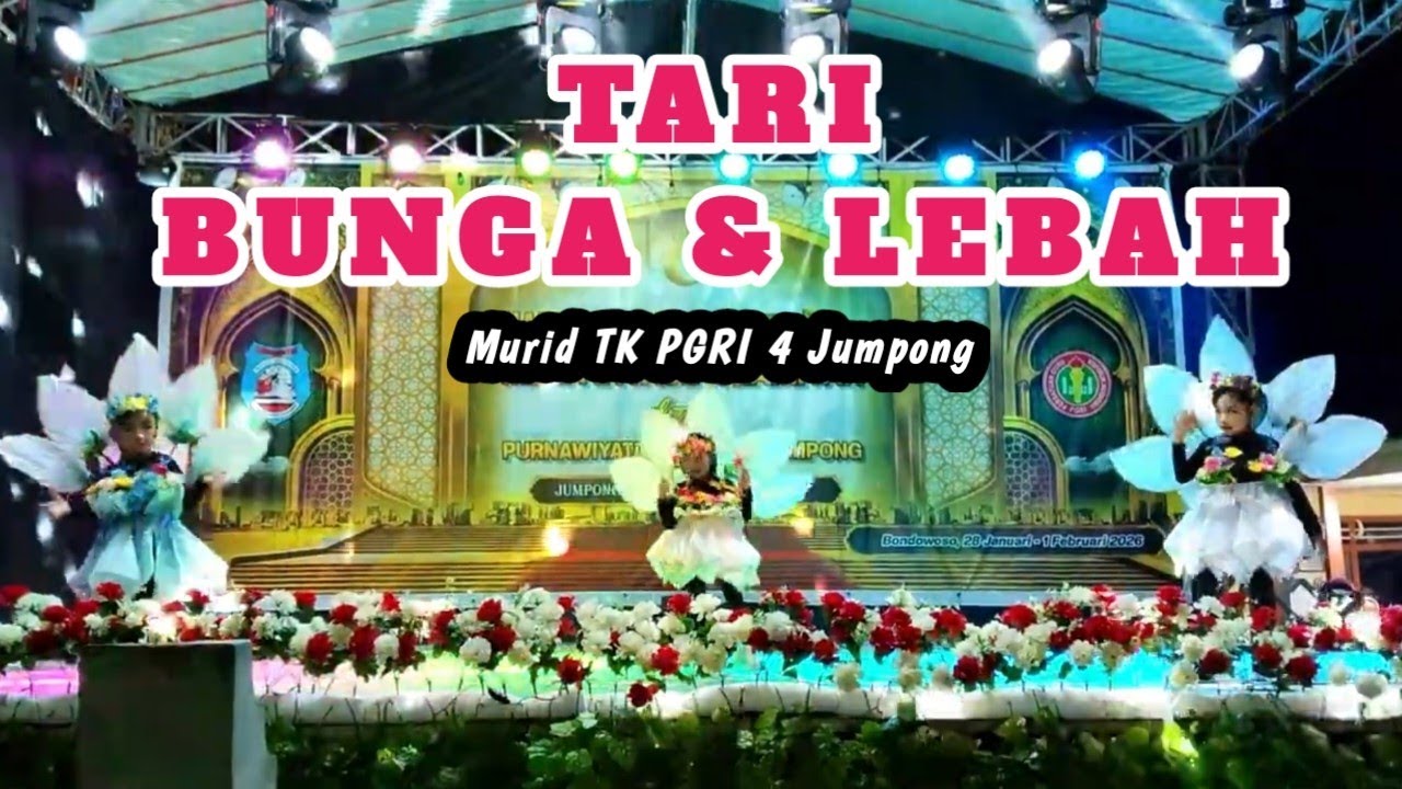 Tari Bunga dan Lebah_Murid TK PGRI 4 Jumpong