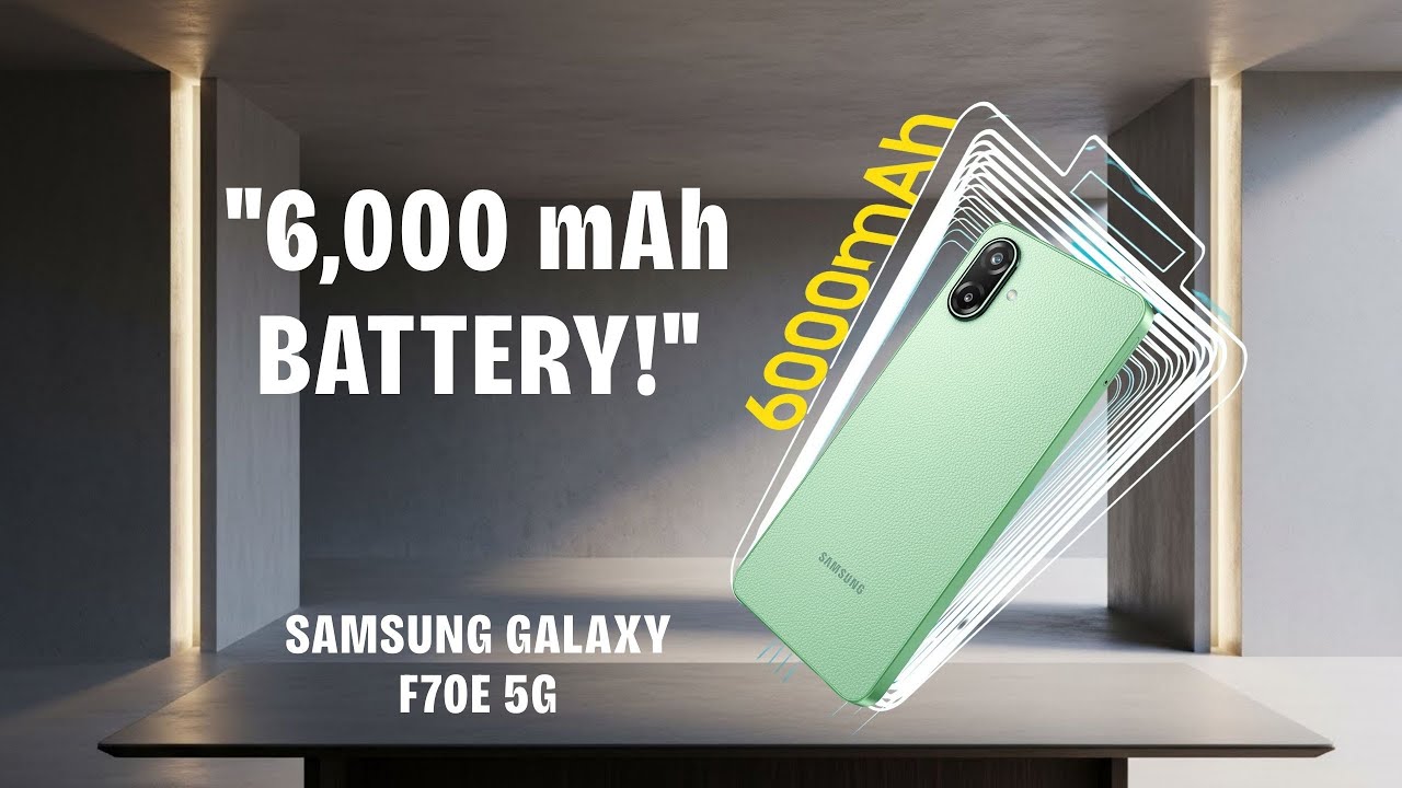The 5G Battery King - Samsung Galaxy F70e 5G Official Report