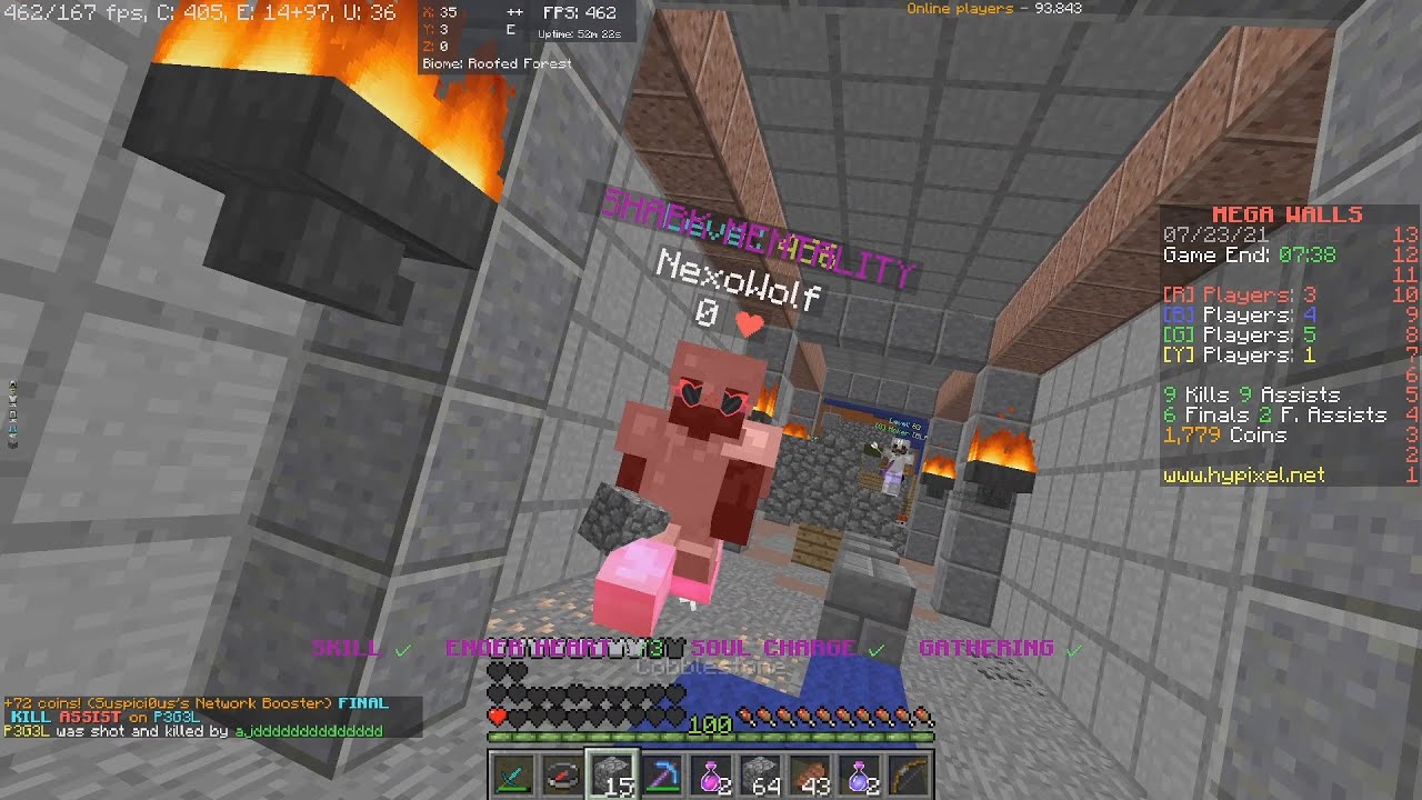 GAMESENSE KING 👑 : 3vs11 LAST 5 SECONDS INSANE CLUTCH | Mega Walls Hypixel #11