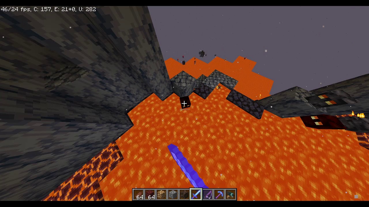 Breaking time and space continuum in minecraft with insane enchantments