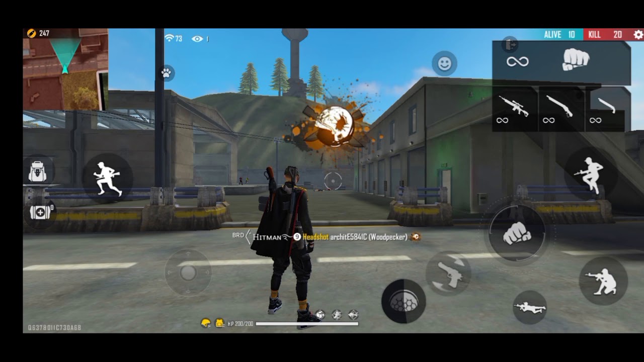 Fonte gamer||Headshot