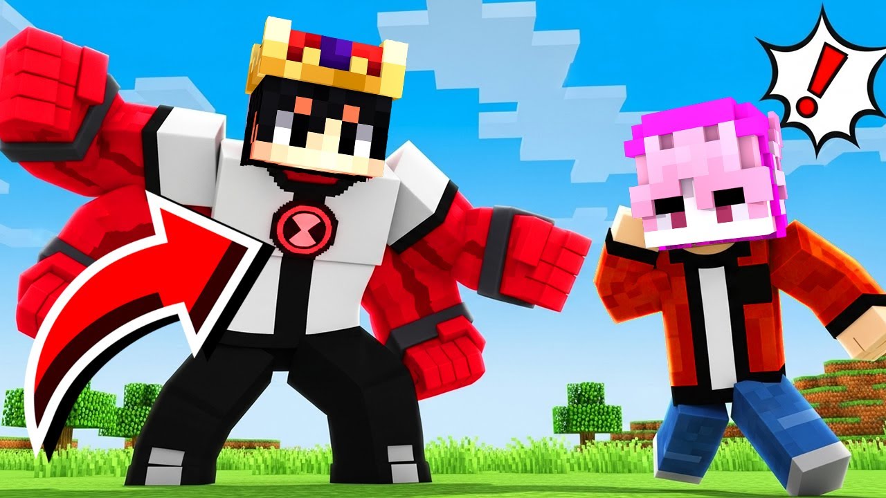 Minecraft'ta ALBEDO BEN10 MODU İLE  SALAK KARDEŞİMİ TROLLEDİM!