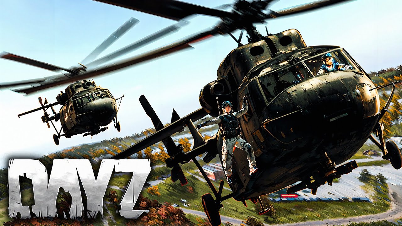 ◤ DAYZ #263 - COURSE-POURSUITE EN HÉLICOPTÈRE ! 🚁