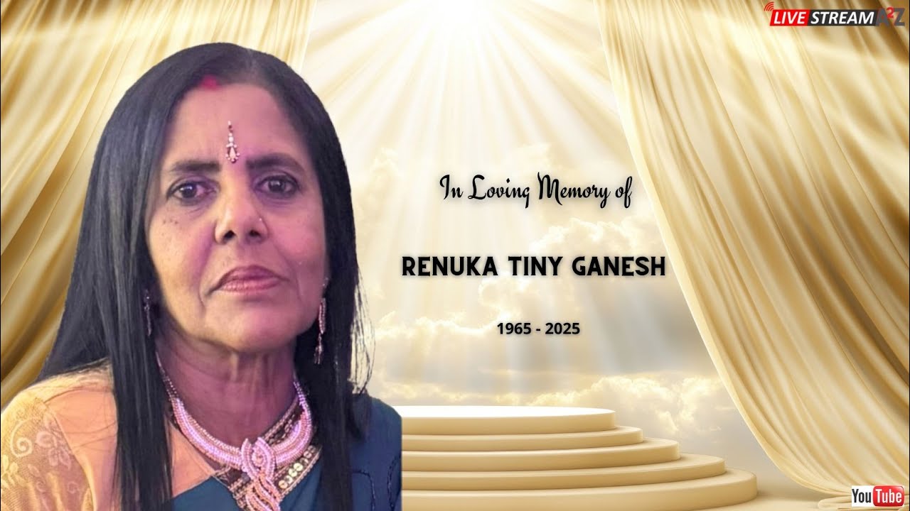 The Funeral Service of Renuka Tiny Ganesh