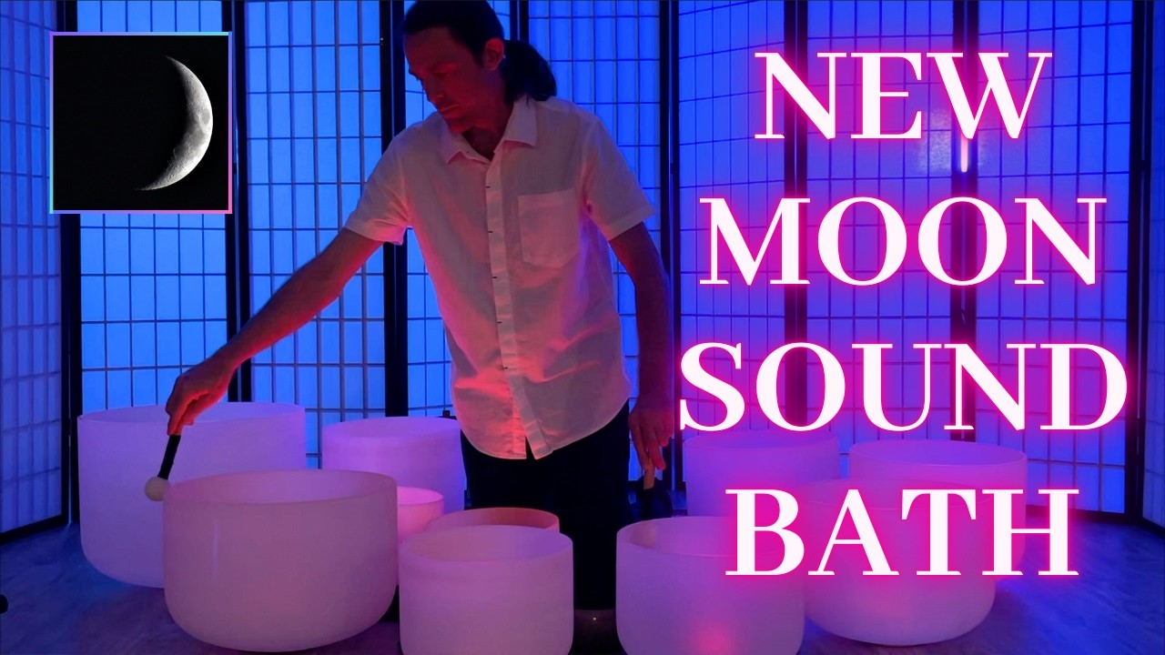 NEW MOON SOUND BATH: Crystal Singing Bowl Meditation to Nurture Your Dreams | New Moon in Pisces