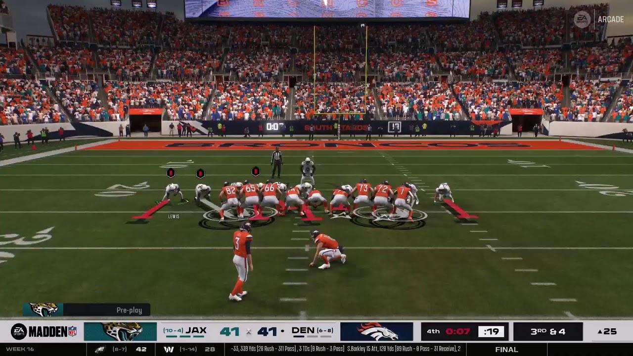 NFL CB | Year 1 | JAX Jaguars | Franchise Week 16