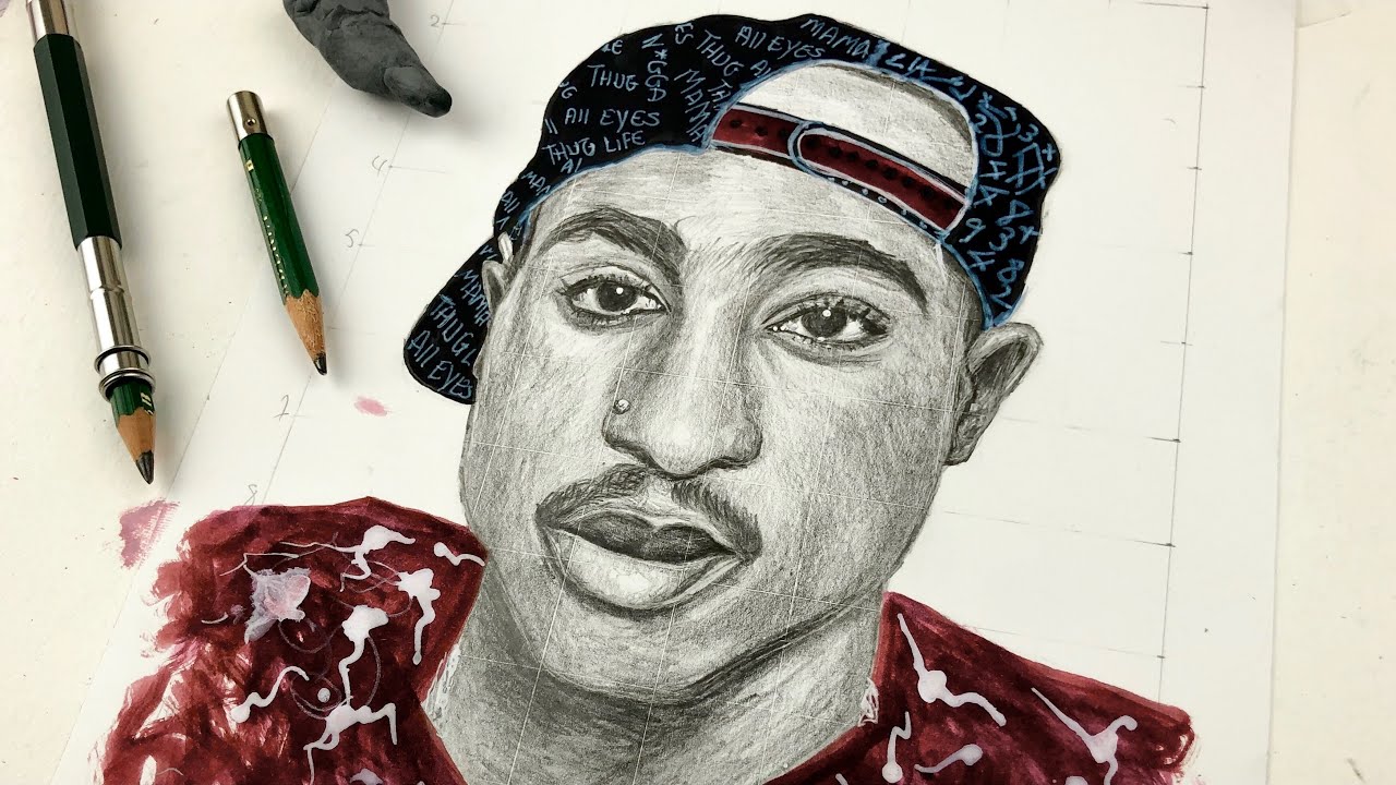 How To Draw 2pac: Step by Step
