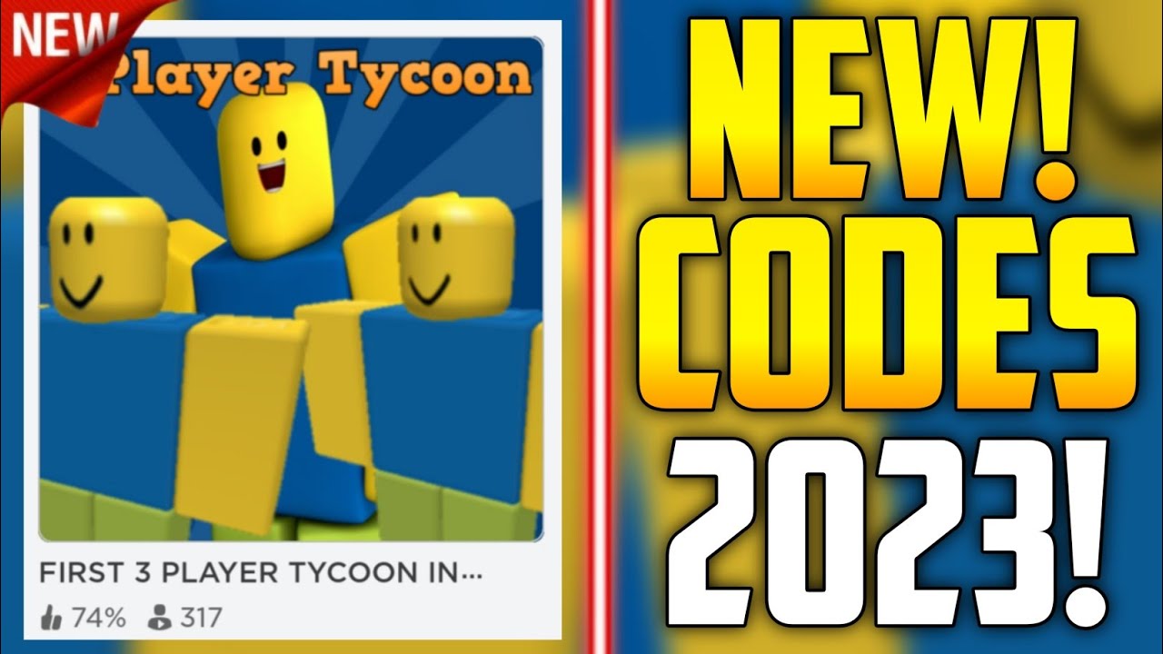 FUTURE CODES!! | *NEW* ROBLOX FIRST 3 PLAYER TYCOON IN ROBLOX CODES 2023!