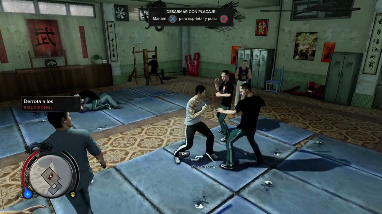 Sleeping Dogs Definitive Edition ESCUELA DE ARTES MARCIALES - Devuelve La Estatua De Jade . DESARMAR