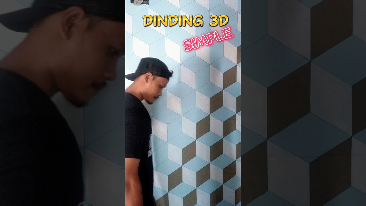 Dinding 3d simple 