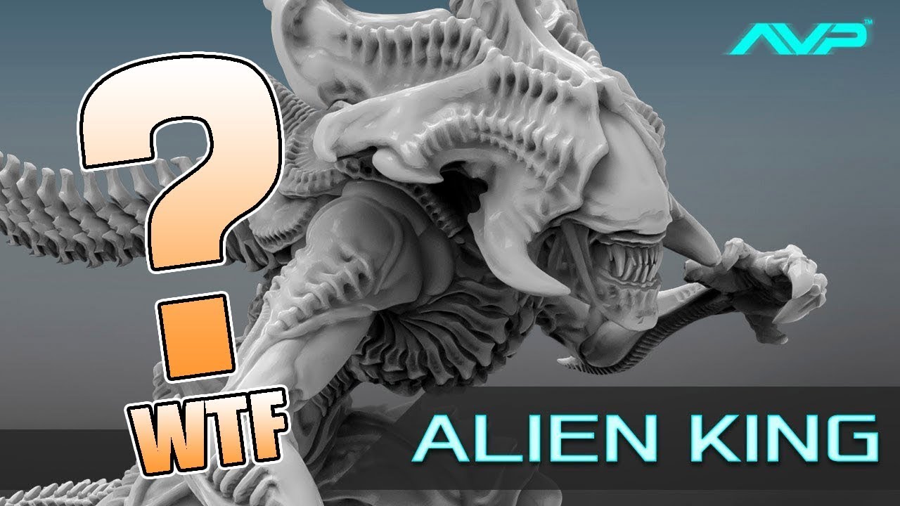 How big is the Alien King figure from Prodos?