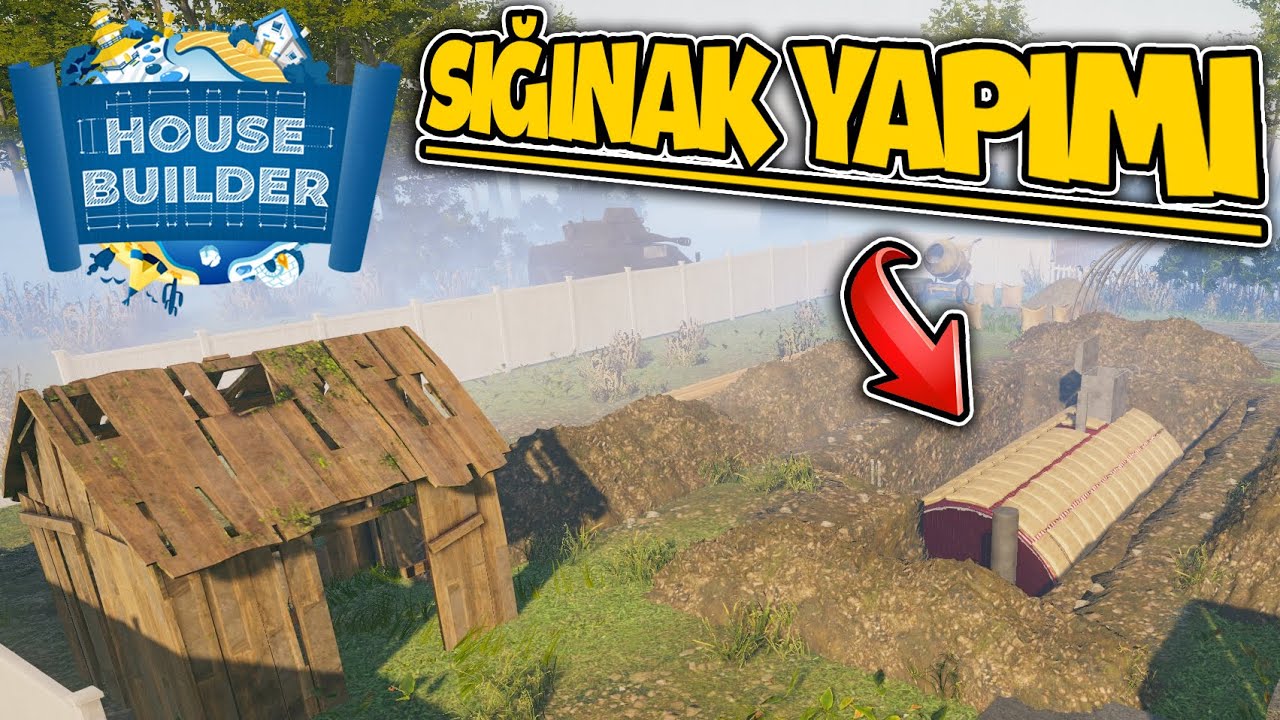 YENİ DLC ÇIKTI !! SIĞINAK İNŞAATI VE YENİ 3 EV YAPIMI | HOUSE BUILDER !!