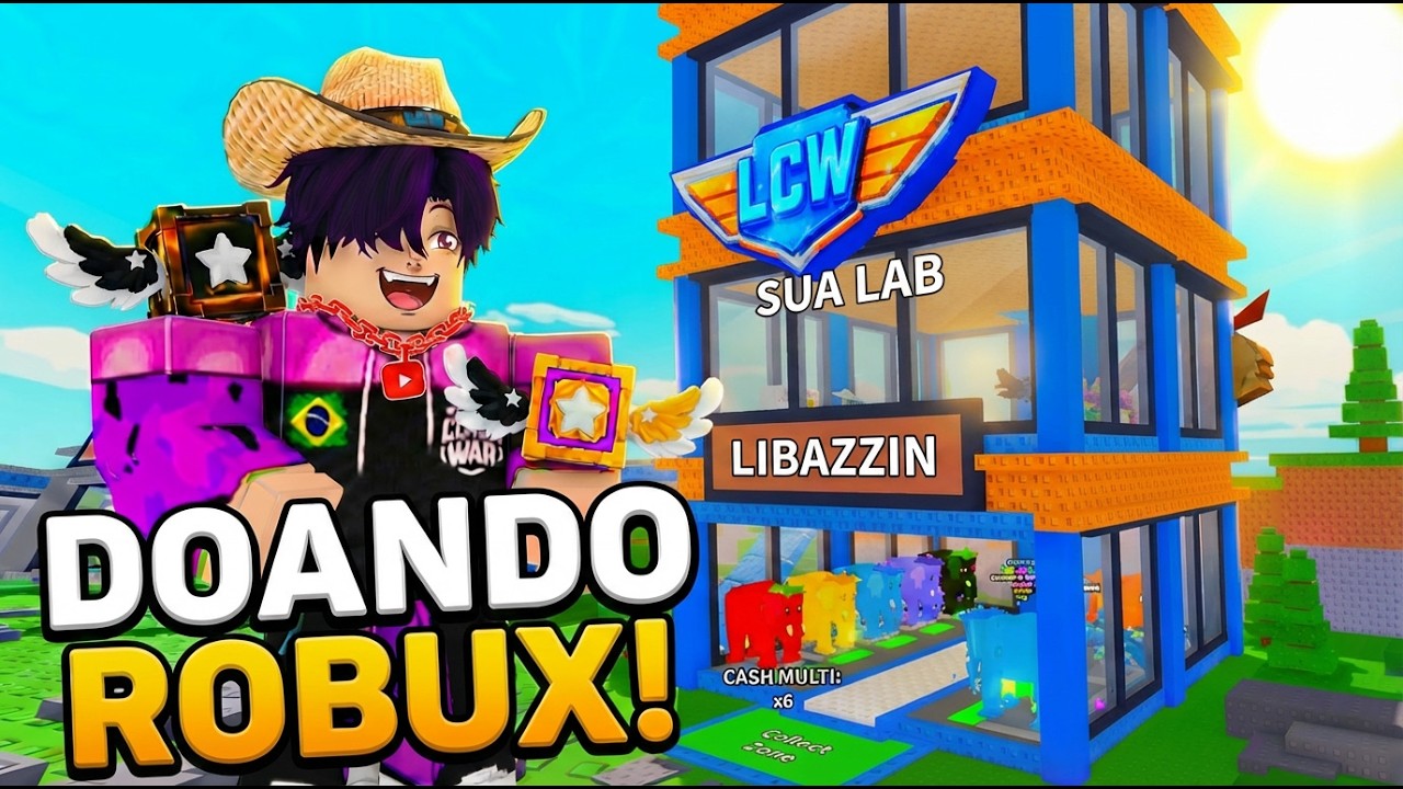 🔴 AO VIVO: EVENTO E DOANDO MUITO ROBUX AGORA 😇🔥 (LABORATÓRIO BRAINROT)