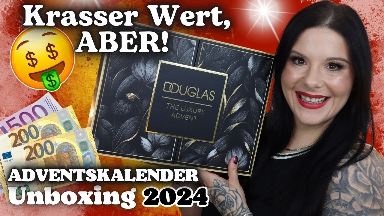 Über 900€ Wert! 😲💸 Douglas Luxus Adventskalender 2024 Inhalt
