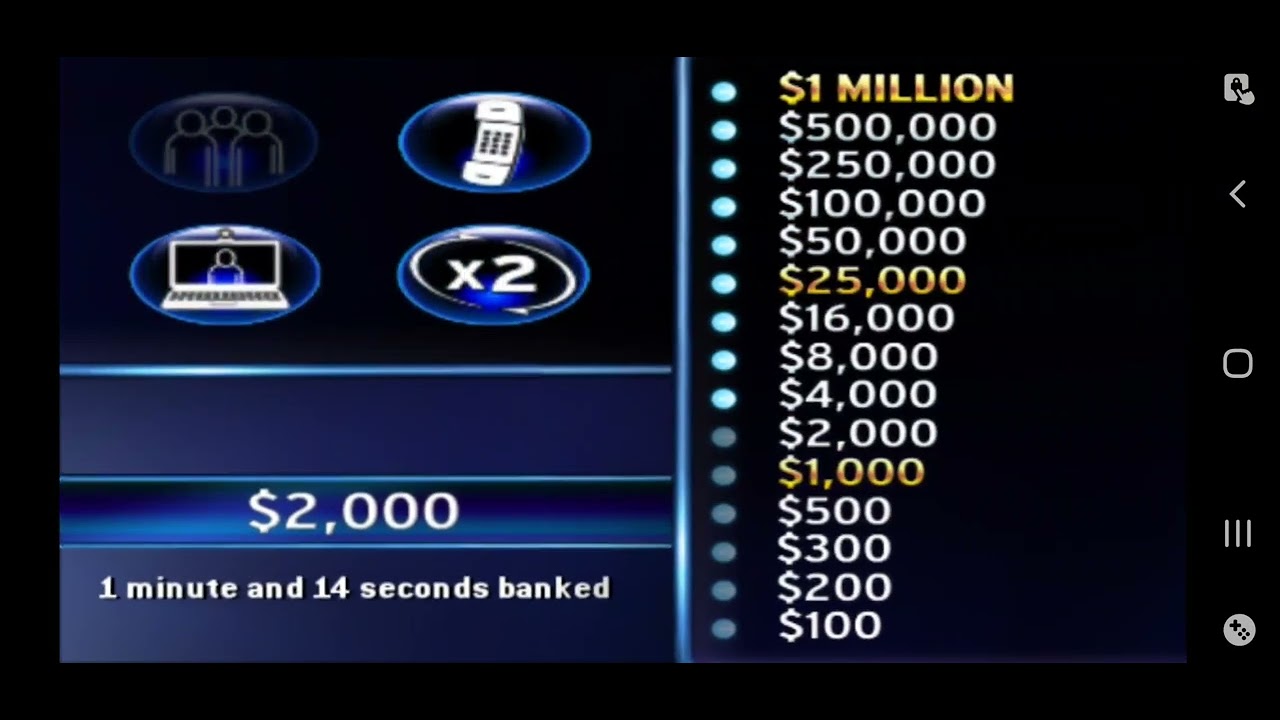 WWTBAM 2010 android game #1