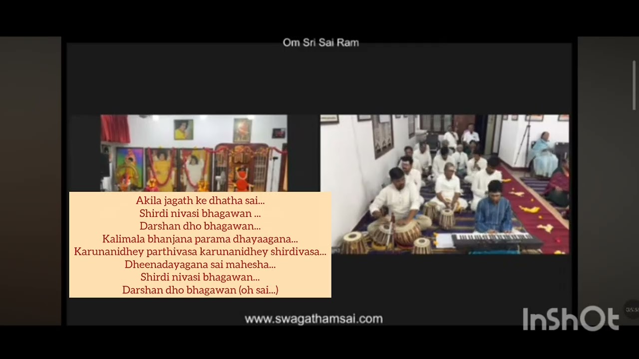 Akhila Jagath Ke Dhatha Sai....Shirdi Nivasi Bhagawan....
