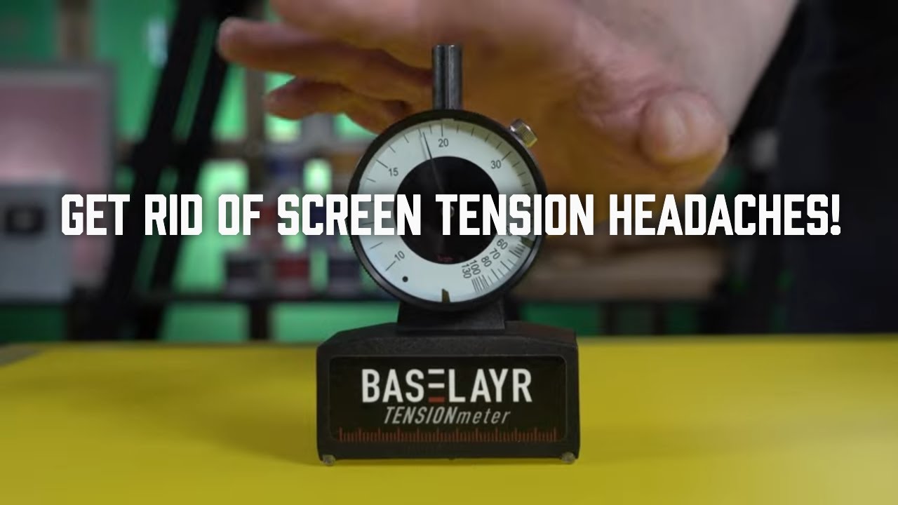 Your Screen Tension Might Be The Problem...Here's How To Know! | Baselayr Tension Meter