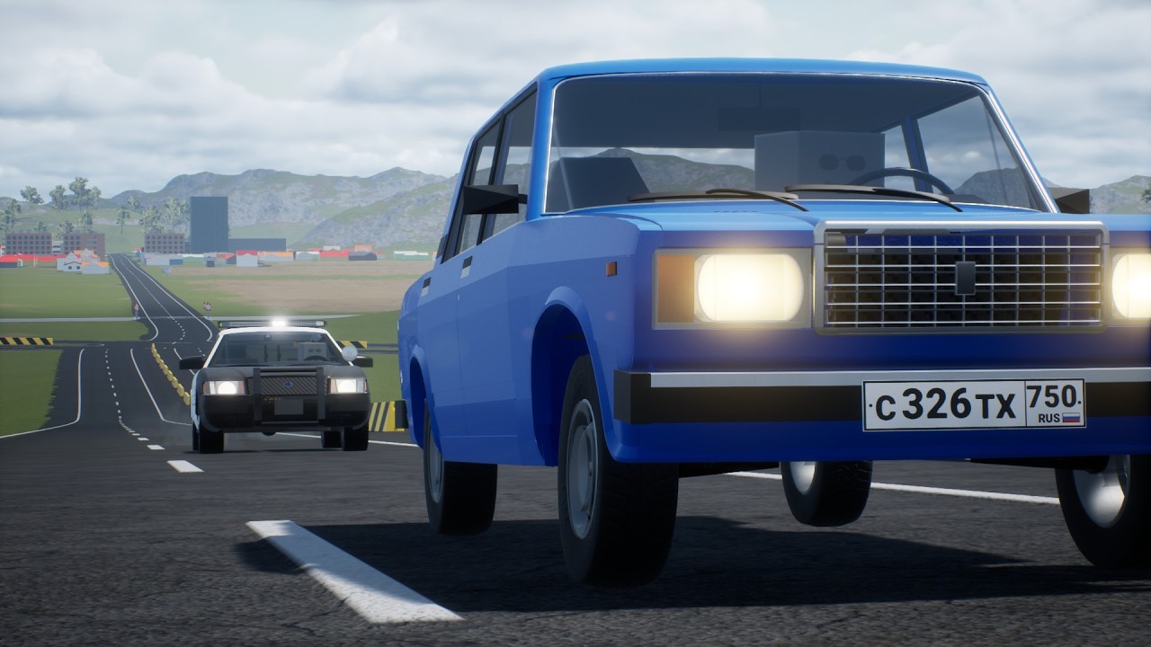 Погоня за VAZ 2107