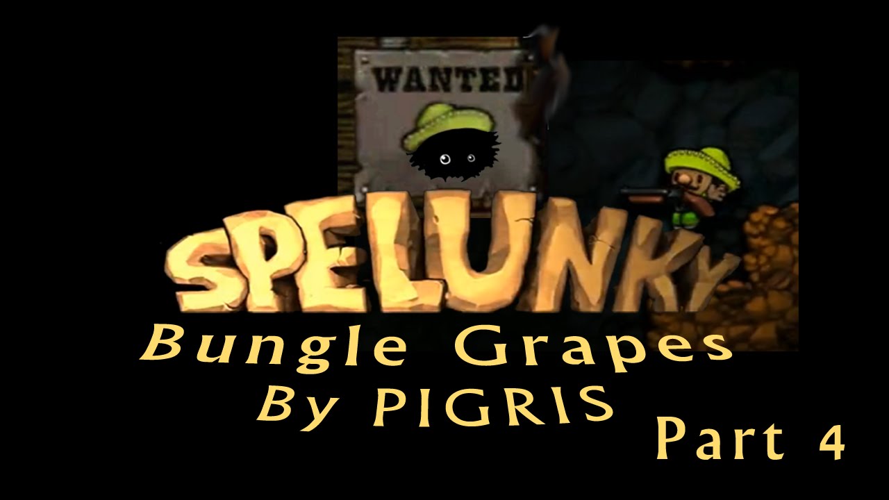 Blargh! Spelunky Custom Levels: Bungle Grapes Pt.4