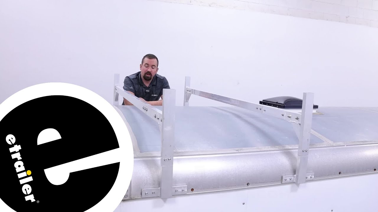 etrailer | The Low-Down on the Rack'Em Fitz-All Enclosed Trailer Ladder Rack