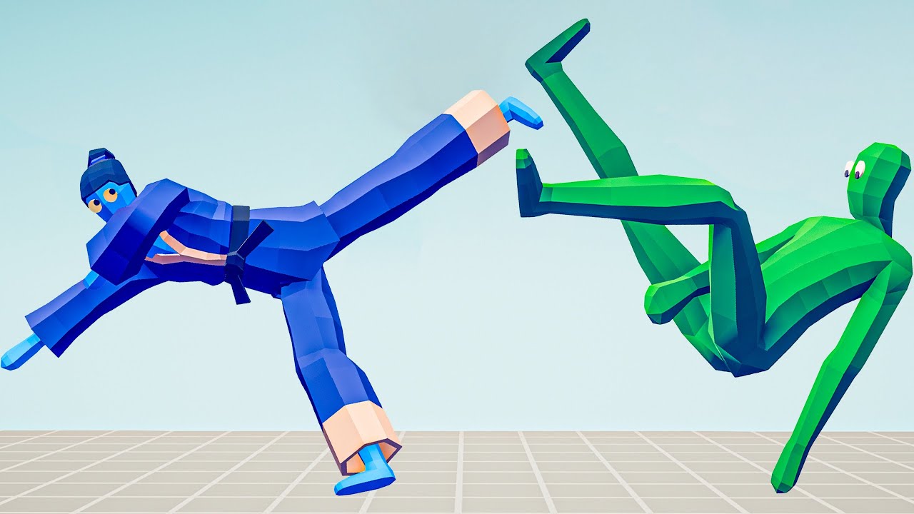 DEFAULT TAEKWONDO vs EVERY UNIT - Totally Accurate Battle Simulator TABS