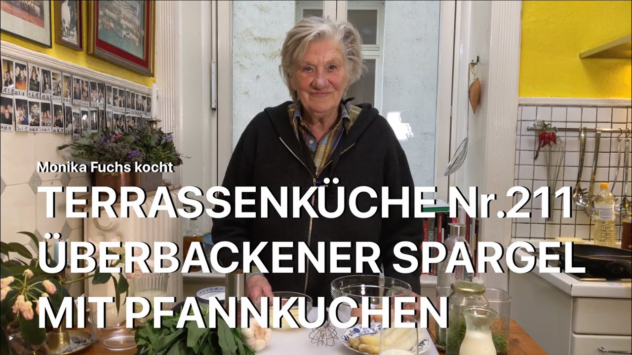 Überbackener Spargel mit Pfannkuchen - Terrassenküche Nr. 211