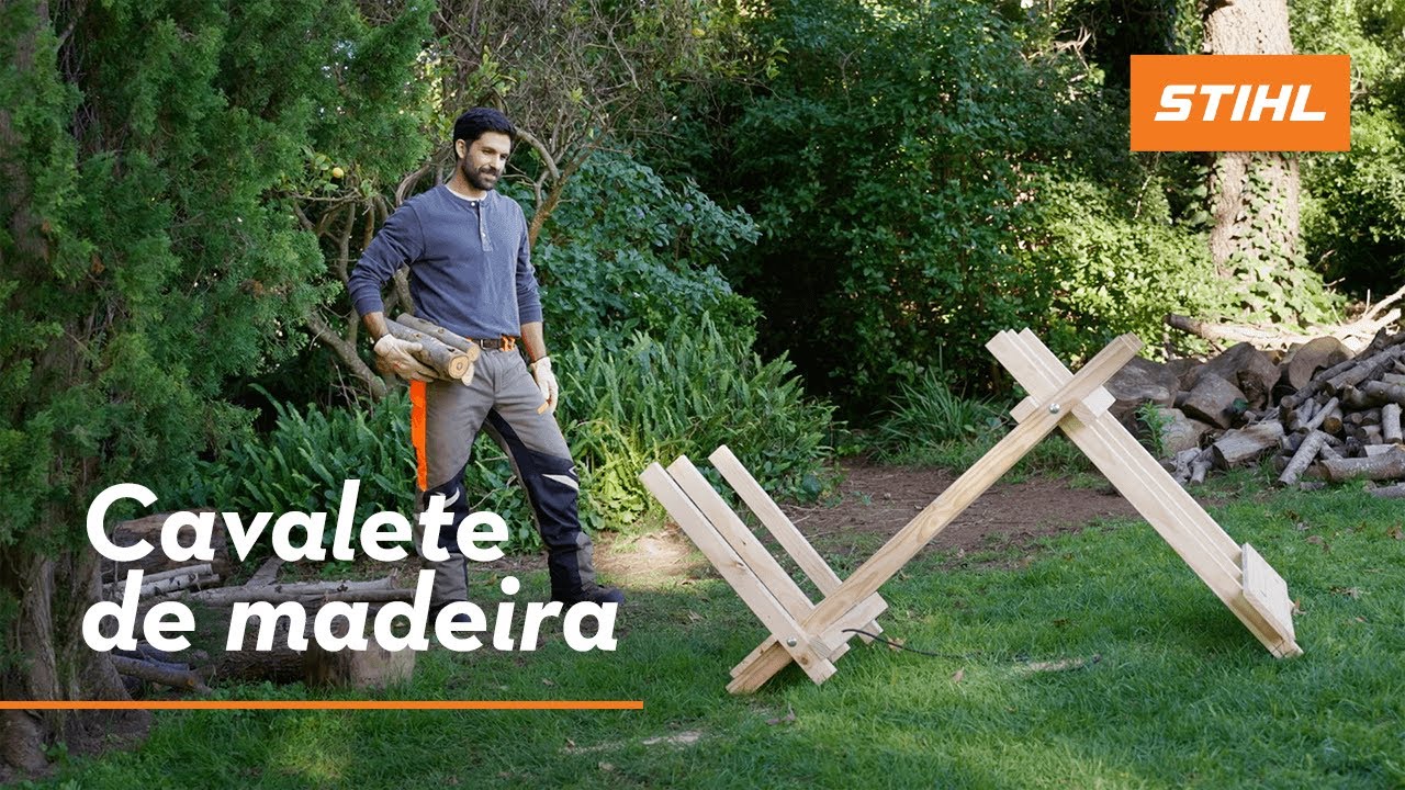 Como fazer um cavalete de madeira